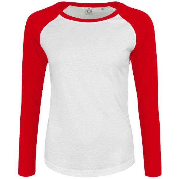 red long sleeve shirt womens