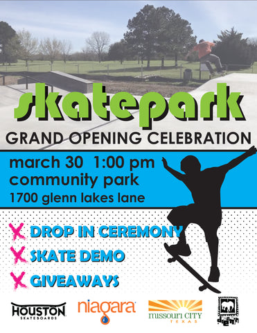 Missouri City Skatepark Grand Opening with Houston Skateboards