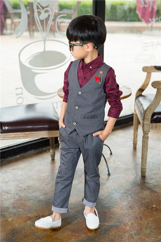 Buy Baby Boys Clothes Cotton Shirt Pant Set 3-4 Years Black Maroon Kids  Half Sleeve Birthday Party Dress Children Ethnic Wear Festival Outfit Tiny  Bunnies Online at desertcartINDIA