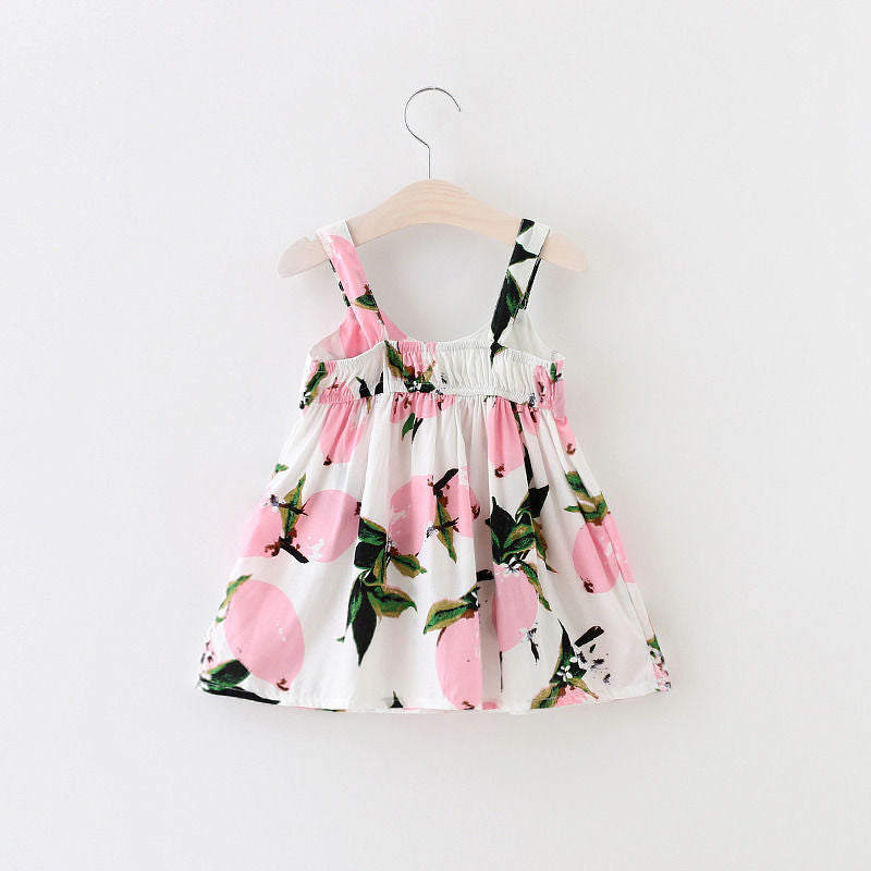 2018 Sundress Newborn Baby Dress Girls Lemon Print Dresses Summer Infa ...