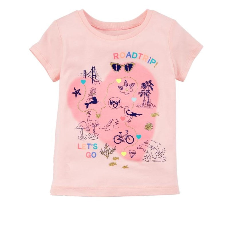 2018 Baby Girl Tees Shirts Expression Face Newborn Tops 100% Cotton Ch ...