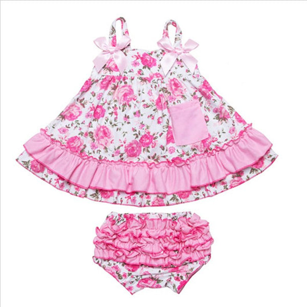 2018 Summer Baby Clothing Newborn Baby Girl Clothes Dress Infant Sling ...