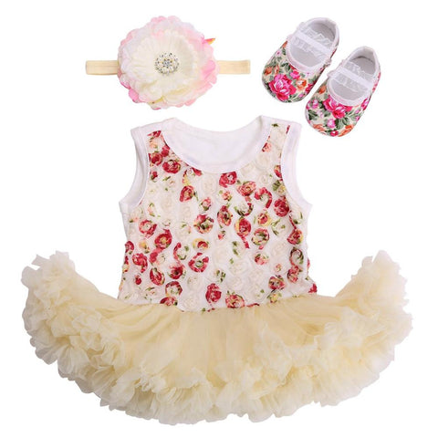 baby girl dress with shoes