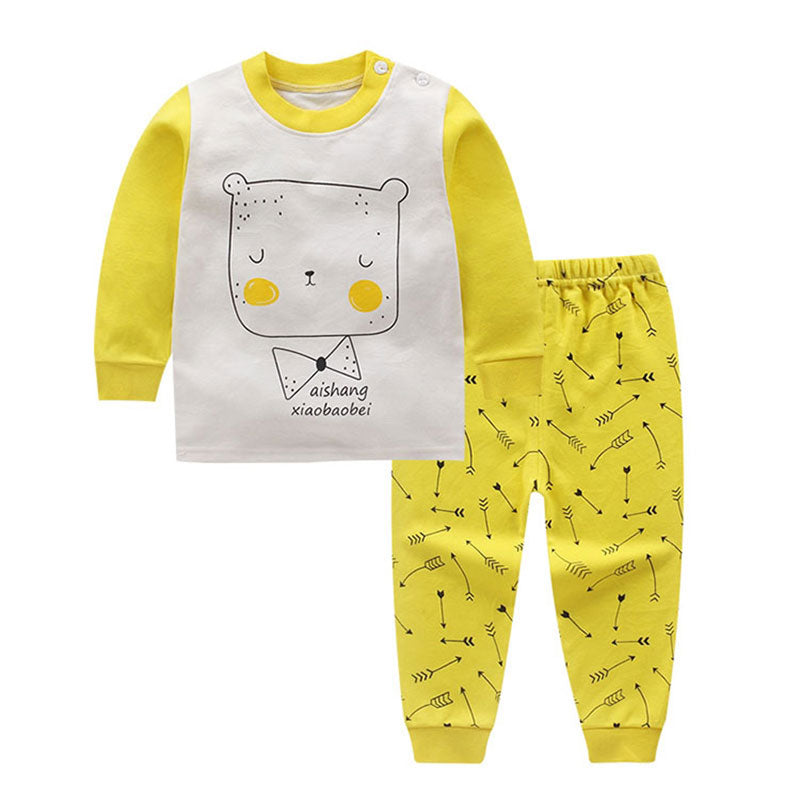 Spring infant baby boys girls clothes sets outfits cotton animal sport ...