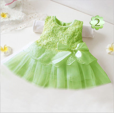 newborn green dress