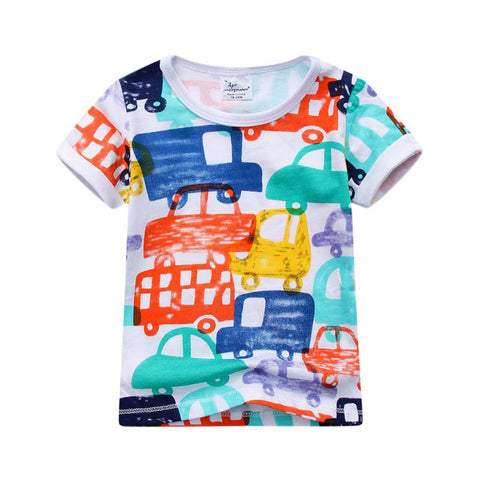 Summer T-shirts Casual Baby Boys C Printing T shirt Cotton Short Sleev ...