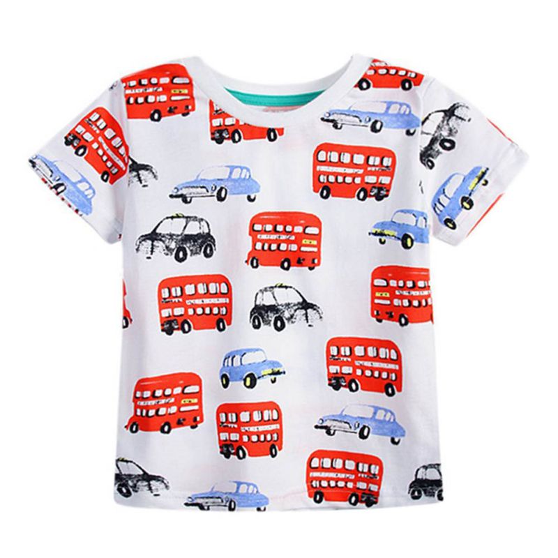 Summer T-shirts Casual Baby Boys C Printing T shirt Cotton Short Sleev ...