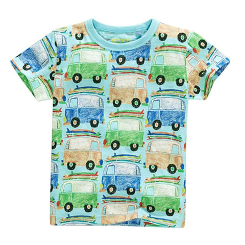 Summer T-shirts Casual Baby Boys C Printing T shirt Cotton Short Sleev ...