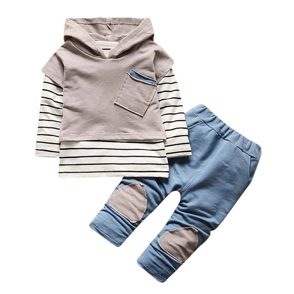 Toddler Tracksuit Baby Clothes Sports Suit baby girl boys Childrens Cl ...