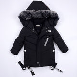 Winter Jackets for Boys Warm Co Kids Clothes Snowsuit Outerwe & Coats Children Clothing Baby Fur Hooded Jacket Infant Parkas