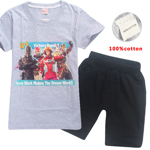 Fortn Roblox Childrens T Shirt Boys T Shirt Clothing Baby Summer Shirt Designer Cotton Minecraft Cartoon Brand 11 12year - boys clothing roblox