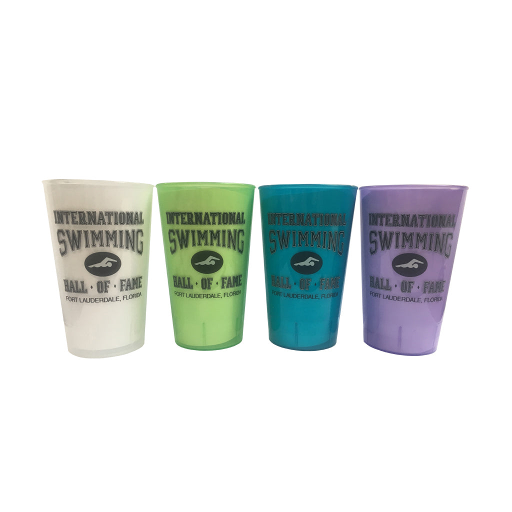 Set of 4 Plastic ISHOF Cups