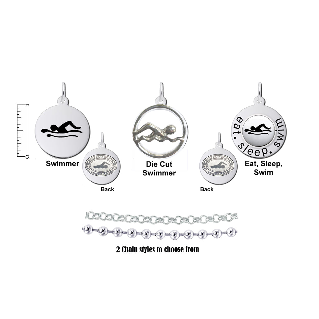 Swimmer Necklaces