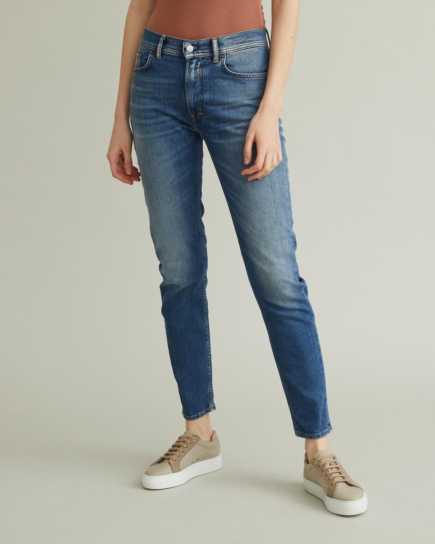 acne tapered jeans