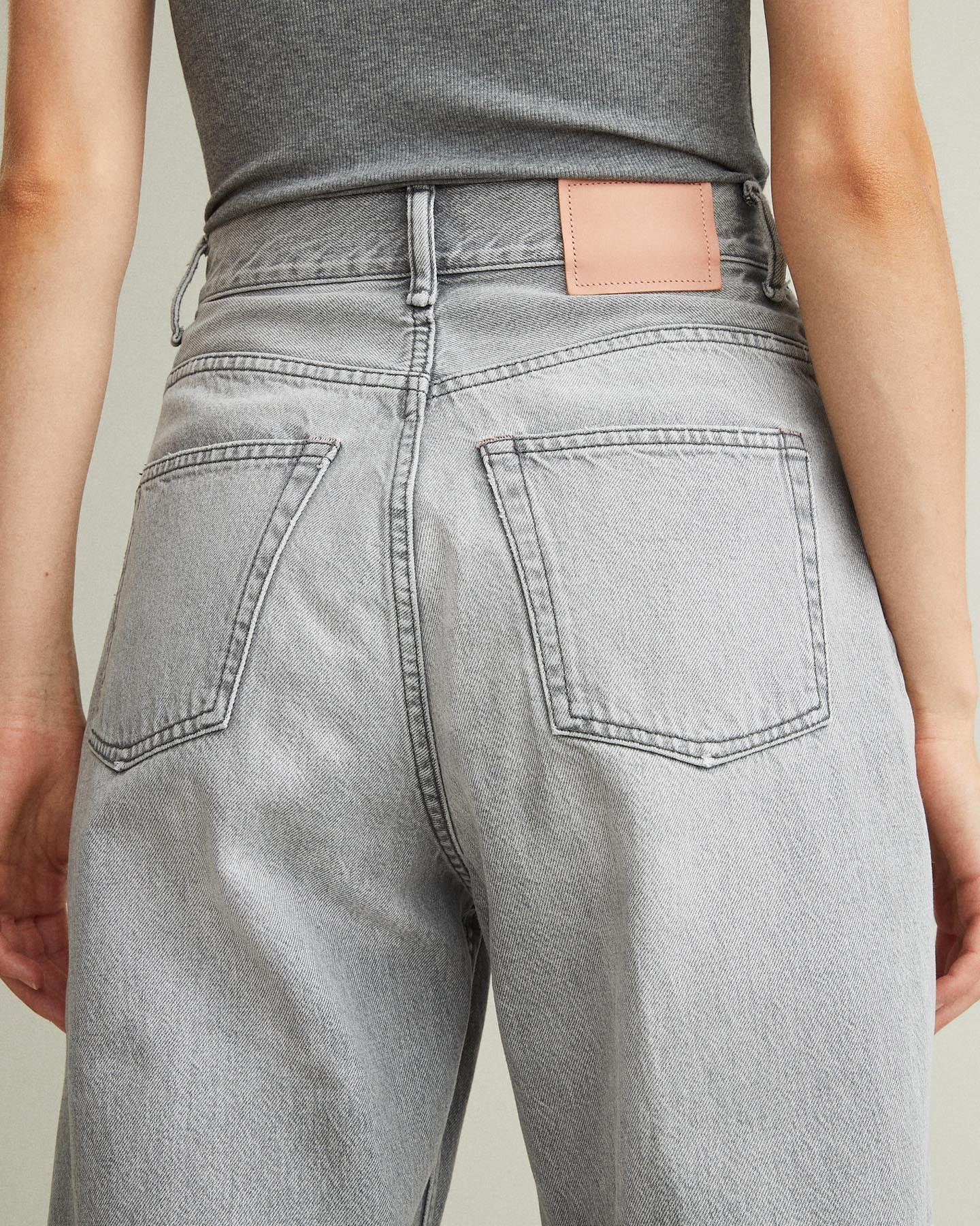 high rise relaxed jeans