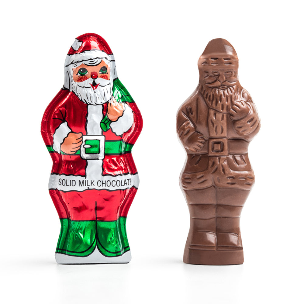 Medium Solid Gourmet Milk Chocolate Santa Edelweiss Chocolates 1382