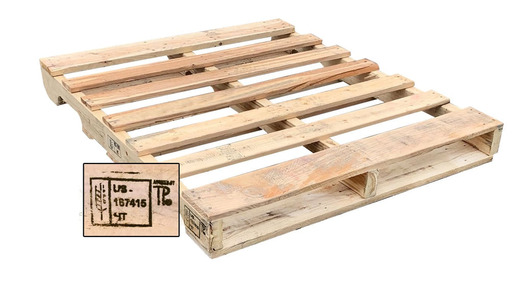 48" x 40" Recycled Heat Treated Wood Pallet - #1 – FATHIA'S PALLETS CORP