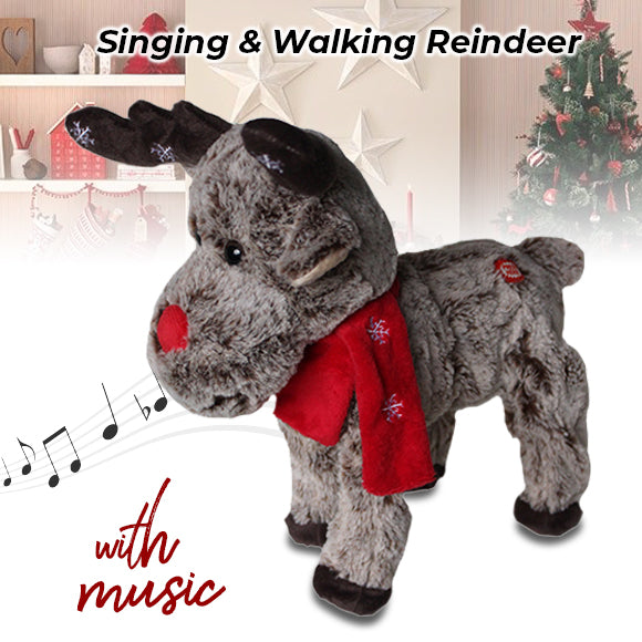 walking reindeer toy