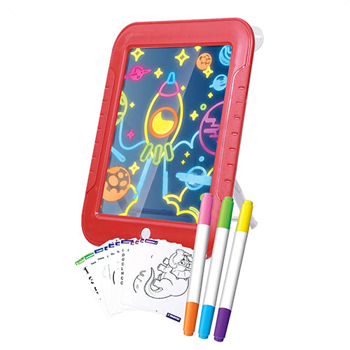 Light Up Drawing Pad Deluxe - with Markers & Stencils – Books & Gifts