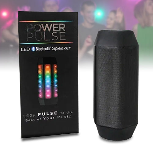 Power Pulse LED Bluetooth Speaker - 7 