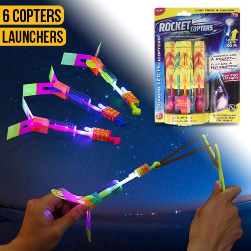 light up rocket copters