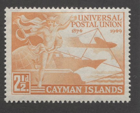 Orange 1st design 1949 UPU issue