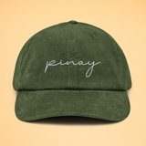 Pinay Embroidered Filipino Corduroy Cap