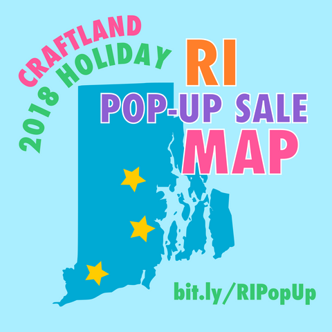 Craftland 2018 Holiday Rhode Island Pop-Up Sale Map