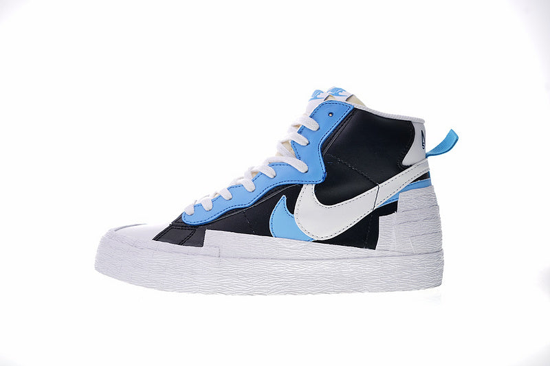 nike blazer high sacai white black legend blue