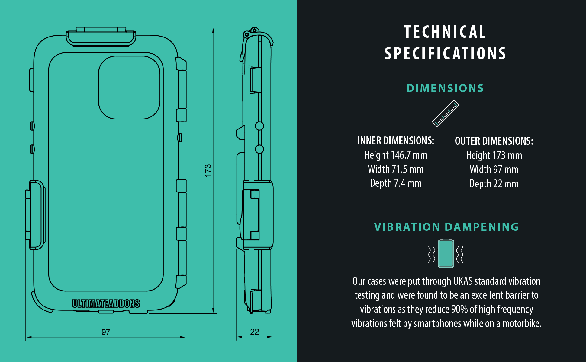 Ultimateaddons Tough Case iPhone 13 Pro