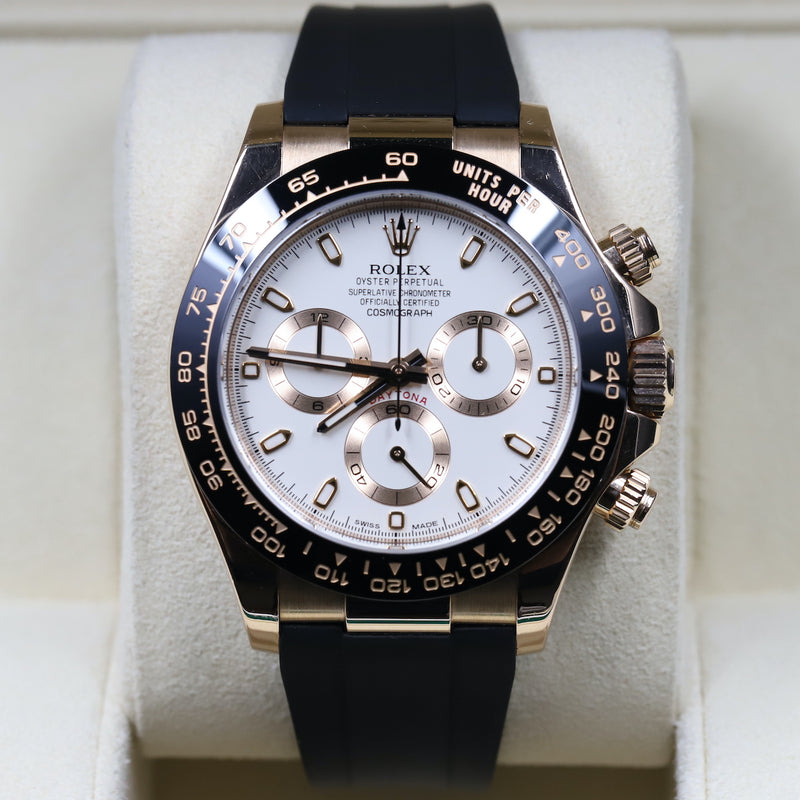 Rolex 116515 Daytona Rose Gold Ivory Dial – Newport Watch Club