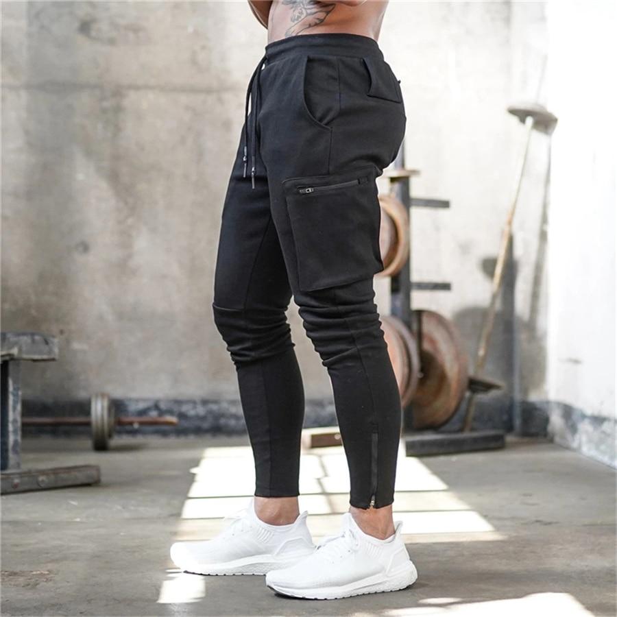 Skinny Track Pants Zipper Design | Pampas Fox Fitness