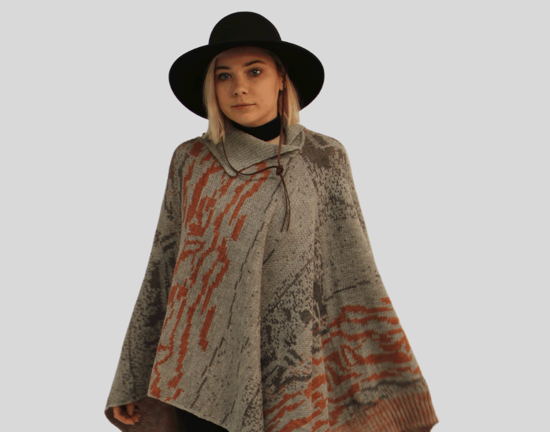 Alpaca Wave Poncho