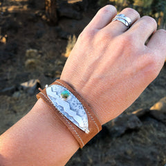 mountain turquoise silver bracelet