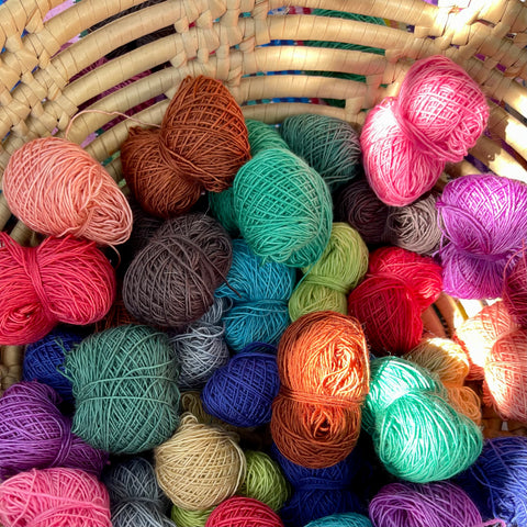 A Woven basket filled with Lace Bonbons