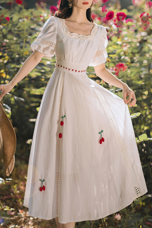 Vintage Princess Cottagecore Corset Maxi Dress CDR62 – Yescottagecore