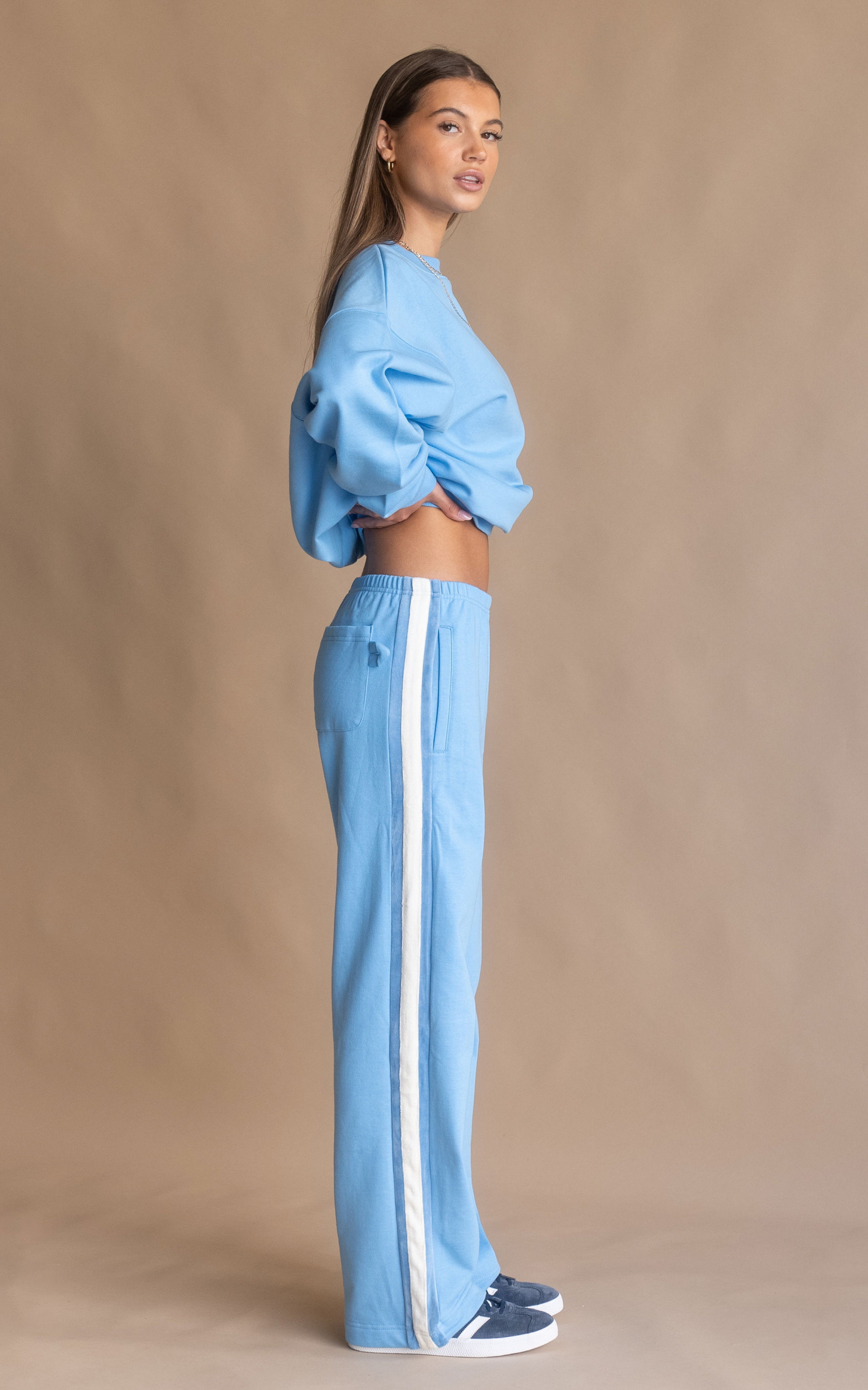 Saint Tropez Trackpant Periwinkle