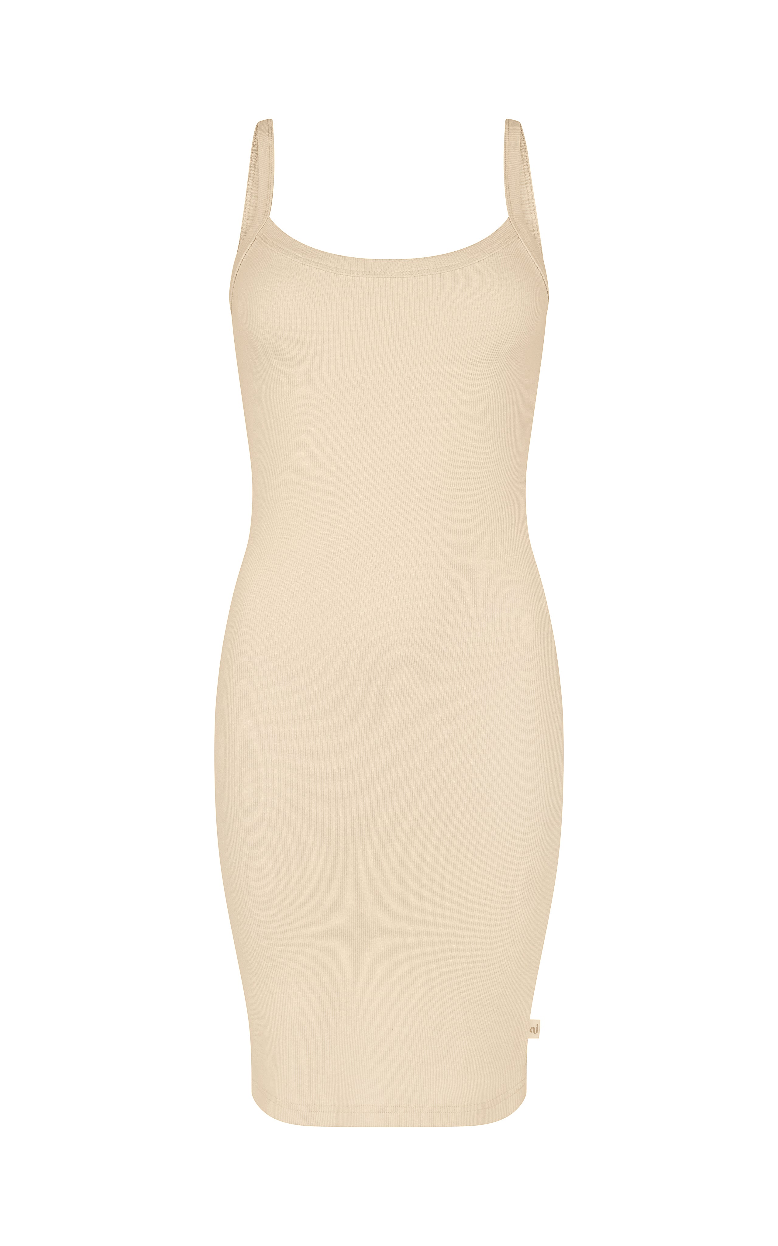 On The Go Rib Dress Sand