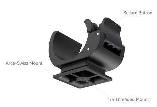 Arca-Swiss mount and 1/4 threaded mount