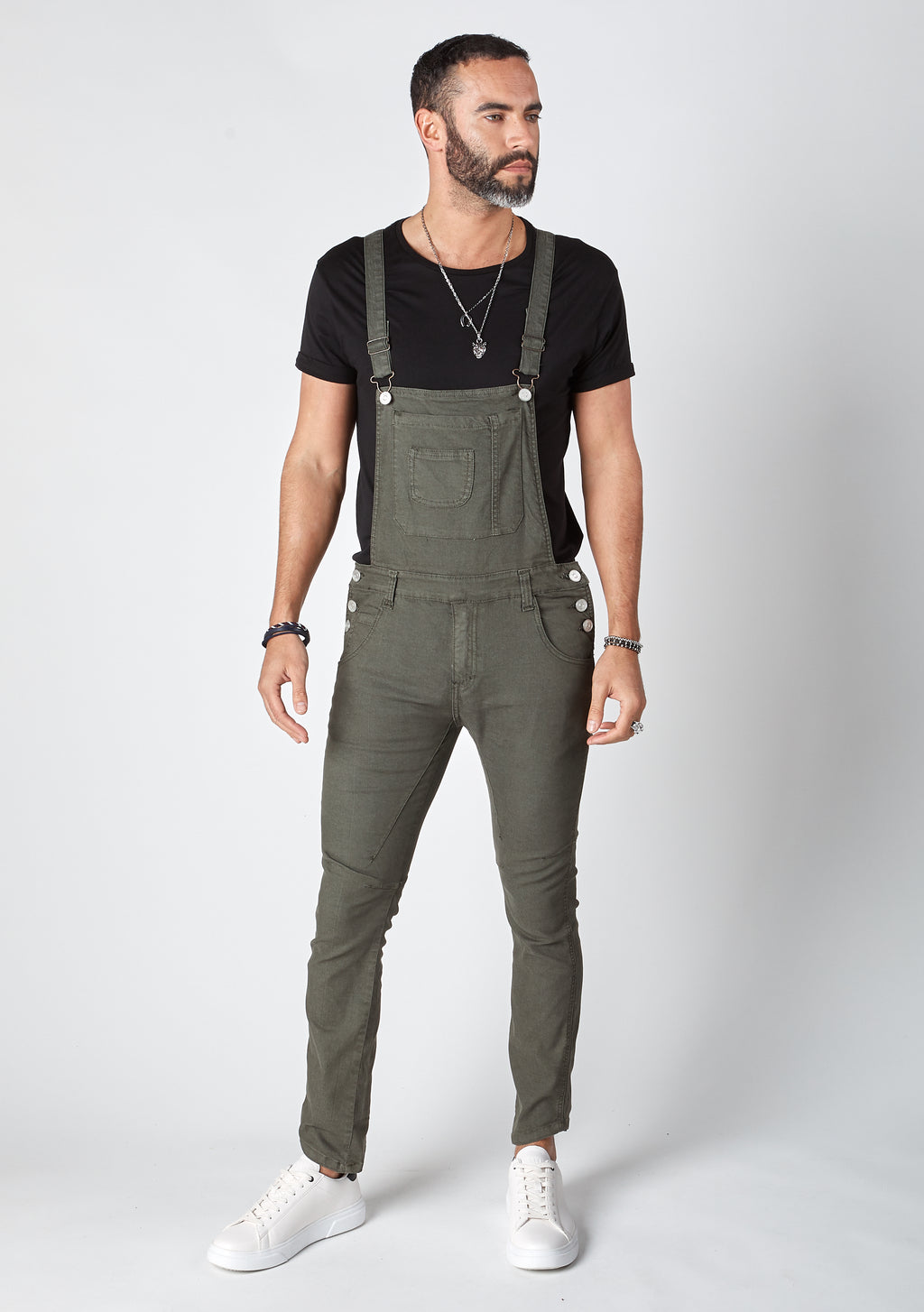 slim fit dungarees