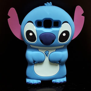 Style Cute 3d Cartoon Stich Soft Silicone Back Cover Lilo Stitch Case For Samsung Galaxy A5 A500 E5 E500 J5 J500 General