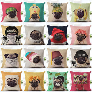 Animal cushion cover Dog for children Decorative Cushion Covers for Sofa Throw Pillow Car Chair Home Decor Pillow Case almofadas