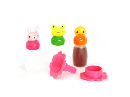 Torune Mama's Assist Animal-Shaped Tarebin Bento Sauce Bottles