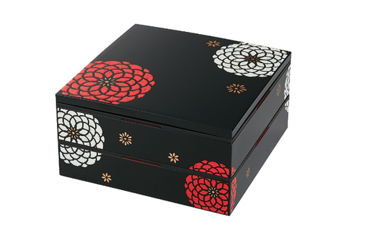 Ojyu Three Tier Picnic Box Large | Red (18cm)