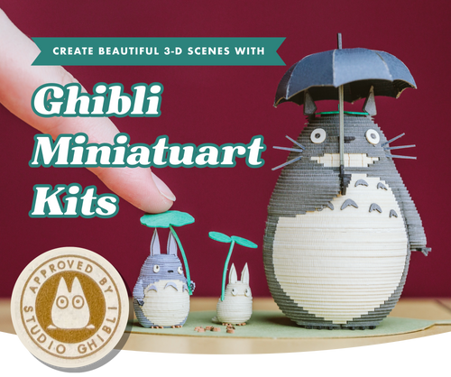 Studio Ghibli anime Paper Shadow Art craft kits back in stock in time for  the holidays【Pics】