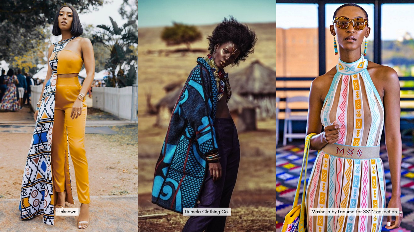 Traditional South African Pattern fashion