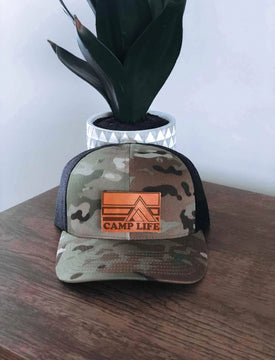 Camp Life Trucker Hat - Camo