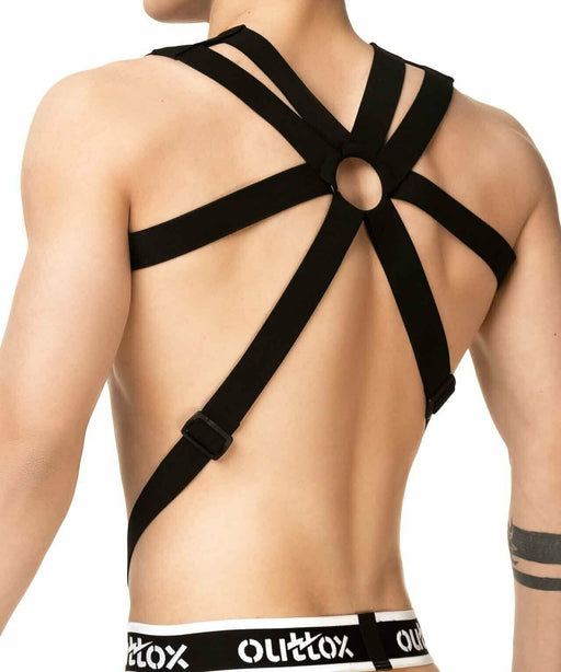 H Harness With Attached Cock-Ring Extension – FMLeatherDesign