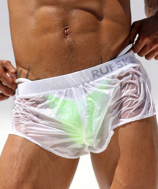 RUFSKIN® ZUKO HOT PINK See-through Nylon Sport/Swimwear Shorts