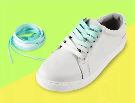 mint green shoe laces